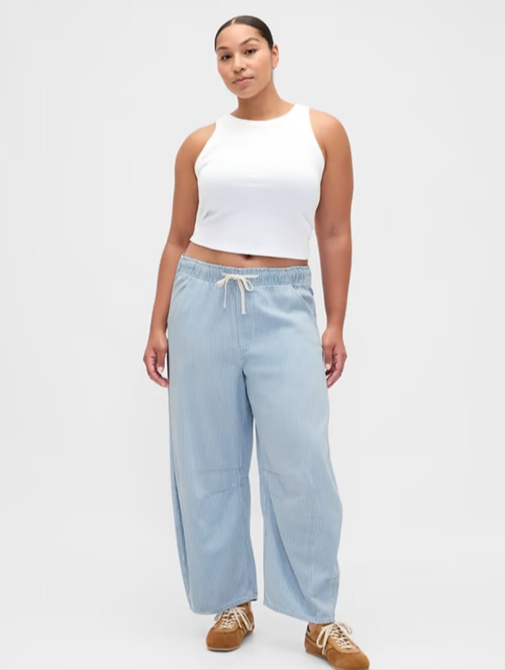 @Gap Horseshoe Easy Striped Mid Rise Jeans Size XL Wide Leg - Picture 4 of 11